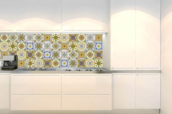 Dimex fototapety do kuchyne, samolepiace KI-180-164 Retro mozaika 60 x 180 cm