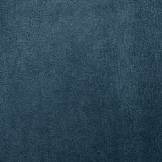 DESIGN 91 Zamatový záves s krúžkami - Ria, námornícky modrý 140 x 250 cm