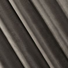 DESIGN 91 Zamatový záves s riasiacou páskou - Ria, grafitový 140 x 270 cm
