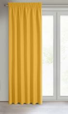 DESIGN 91 Hotový dekoračný záves s riasiacou páskou - Rita, horčicový 140 x 270 cm