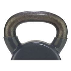 Tunturi Kettlebell liatinový vo vinyle 14 kg sivý