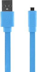 BigBean CABLEFLAT20MICBL -. Kábel Micro USB 2.1A, dĺžka 20 cm.