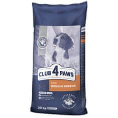 Club4Paws Premium CLUB 4 PAWS PREMIUM Pre Stredných Plemien.20KG.Kompletné Suché Krmivo Pre Dospelé Psy