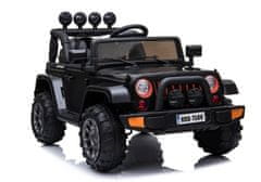 Lean-toys Autobatéria Jeep BRD-7588 Black 4x4