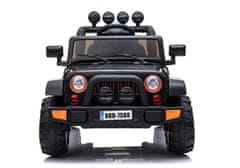 Lean-toys Autobatéria Jeep BRD-7588 Black 4x4