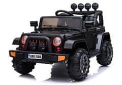 Lean-toys Autobatéria Jeep BRD-7588 Black 4x4