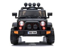 Lean-toys Autobatéria Jeep BRD-7588 Black 4x4