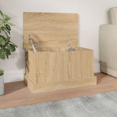 Vidaxl Úložný box dub sonoma 50x30x28 cm spracované drevo