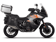 SHAD Kompletná sada sedlových brašní SHAD TERRA TR40 adventure a hliníkového kufra SHAD TERRA 37L vrátane montážnej sady SHAD KTM Super Adventure 1290 (R, S)