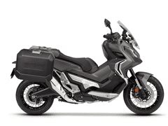 SHAD Kompletná sada bočných čiernych hliníkových kufrov TERRA BLACK , 36L/36/ bočné kufre, vrátane montážnej sady SHAD HONDA X-ADV 750