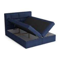 Veneti Boxspringová manželská posteľ s úložným priestorom 180x200 IVENDORF 1 - šedá 1 + topper ZDARMA
