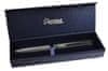Guľôčkové pero "EnerGel BL-2507", modrá, 0,35 mm, otočný mechanizmus, kovové, matne strieborné telo, BL2507N-CK