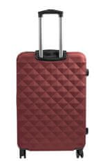 Aga Travel Sada cestovných kufrov MR4655 Tmavo červená