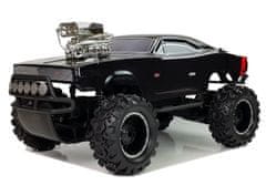 Lean-toys 2.4G 4x4 diaľkovo ovládané terénne auto čierne