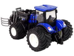 Lean-toys Diaľkovo ovládaný traktor s drapákom Blue