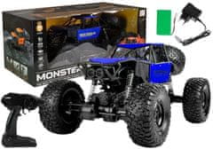 Lean-toys Diaľkovo ovládaný Monster Truck na pružinách Blue