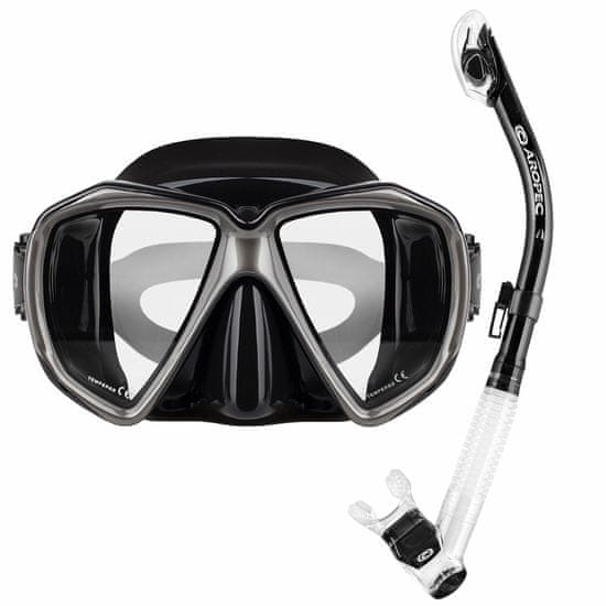 Aropec Potápačský set maska a šnorchel HORNET a ENERGY DRY