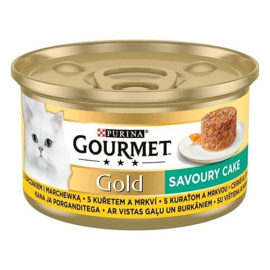 Gourmet GOLD Savoury Cake kura 12x85 g