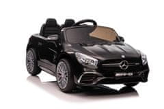 Lean-toys Autobatéria Mercedes SL65 S Čierne lakované LCD