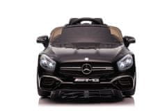 Lean-toys Autobatéria Mercedes SL65 S Čierne lakované LCD