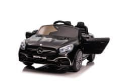 Lean-toys Autobatéria Mercedes SL65 S Čierne lakované LCD