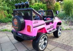 Lean-toys Autobatéria S2388 Jeep Pink 4x45W