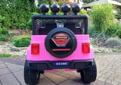 Lean-toys Autobatéria S2388 Jeep Pink 4x45W