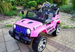 Lean-toys Autobatéria S2388 Jeep Pink 4x45W