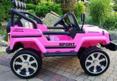 Lean-toys Autobatéria S2388 Jeep Pink 4x45W