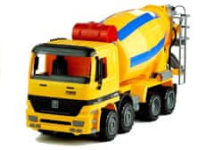 Lean-toys Veľký miešač betónu pohyblivé časti žltý Truck