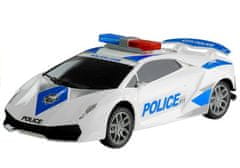 Lean-toys Policajné auto 1:16 zvuky svetlá trenie