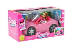 Lean-toys Cestovný kabriolet pre bábiky