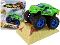 Lean-toys Monster Truck Big Foot gumové pneumatiky rampa