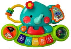 Lean-toys Interaktívne piano Baby Elephant