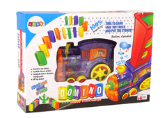 Lean-toys Interaktívna lokomotíva Vlak Puzzle Domino Priehľadné Zvuk