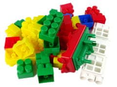 Lean-toys Farebné stavebné kocky K3 Extra veľké 200 kusov
