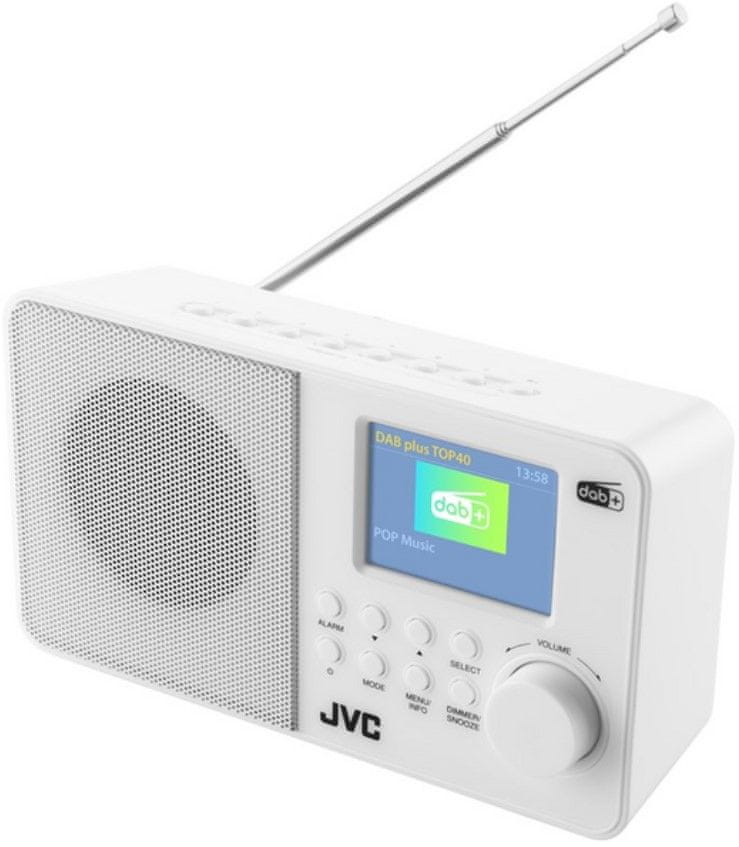 JVC RA-E611-DAB, biela