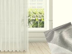 Dimex Dimex, Hotové záclony s riasiacou páskou - Dekor lesklý béžový, 270 cm, š. 3,5 m x d. 2,7 m