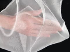Dimex Dimex, Hotové záclony s riasiacou páskou - Voál lesklý biely, 270 cm, š. 4 m x d. 2,7 m