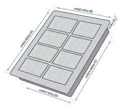 VACS Hepa filter Hepa filtry Hepa filtry do vysavačů PHILIPS - 1 ks