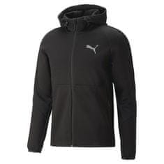 Puma Mikina čierna 170 - 175 cm/S Evostripe Fullzip Hoodie