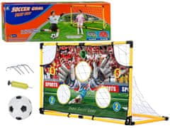 Lean-toys Futbalový gól Set Futbal