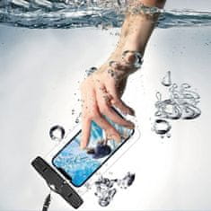 Tech-protect Waterproof vodotesné puzdro na mobil 6.9'', ružové