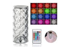 CoolCeny Dotyková RGB stolná lampa – Diamond Crystal Lamp