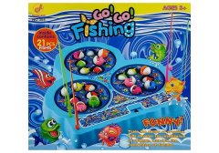 Lean-toys Kúpanie Hra Set Rybolov Rybár