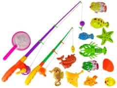 Lean-toys Súprava na lov rýb 12 kusov