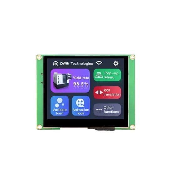 DWIN LCD 3,5" 320x240 kapacitný dotykový panel DWIN HMI