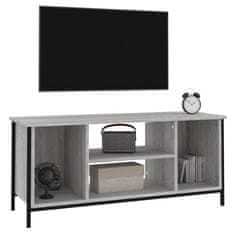 Vidaxl TV skrinka sivý dub sonoma 102x35x45 cm kompozitné drevo