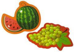 Lean-toys Vzdelávacie puzzle pre bábätká Ovocie 5 kusov 40 kusov
