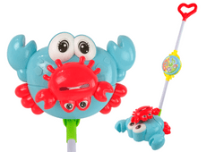 Lean-toys Svetelný krab Stick Pusher Blue Music